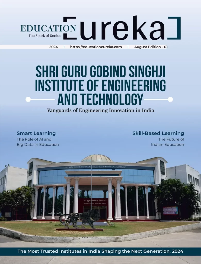 Shri Guru Gobind Singhji Institute of Engineering and Technology on cover page of education eureka magazine