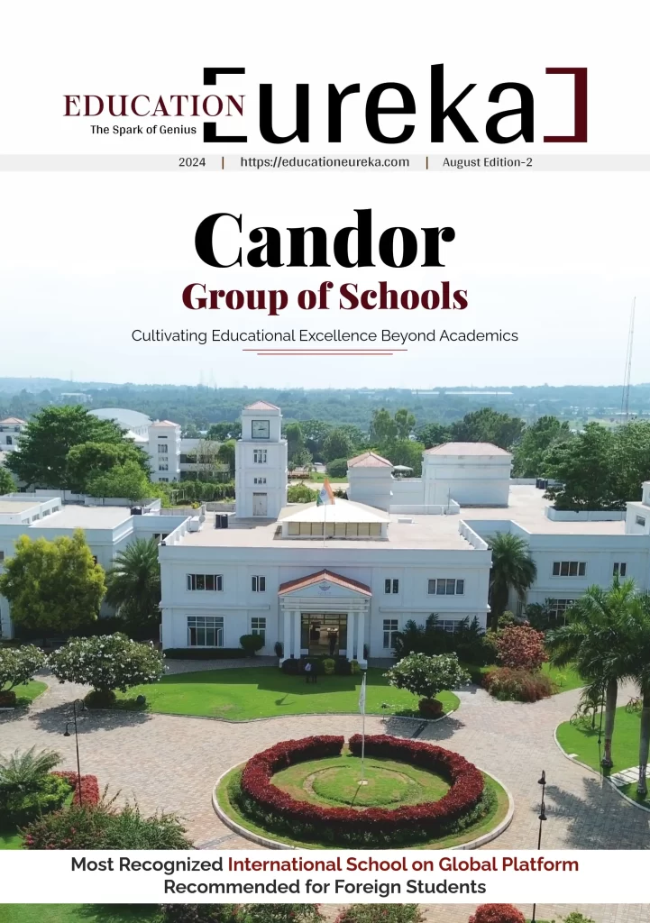 candor group of schools on the cover page of education eureka magazine