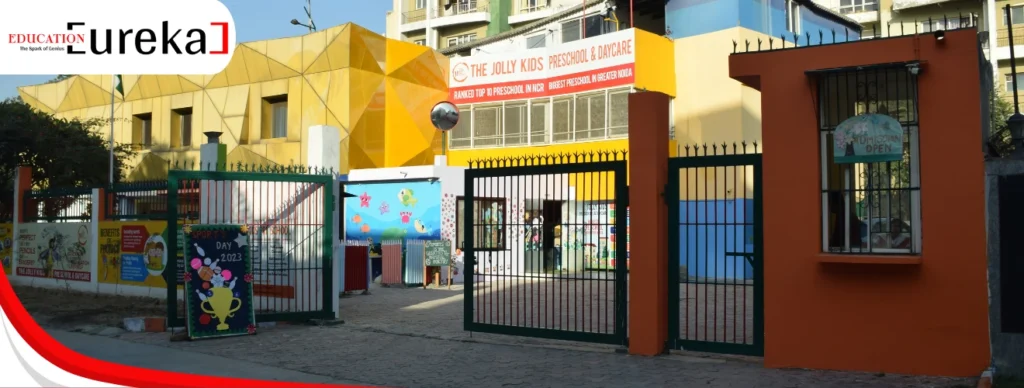 The Jolly Kids Pre School Exterior view of The Jolly Kid’s Pre School building – A vibrant and child-friendly campus
